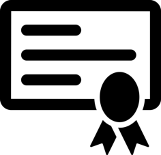 Certification Award Outline Svg Vector, Free Vectors File